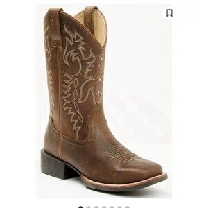 EUC SHYANNE WOMEN'S SHAYLA PERFORMANCE WESTERN BOOTS - BROAD SQUARE TOE Size 9B